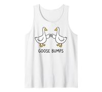 Goose Bumps Funny Silly Goose Meme Débardeur