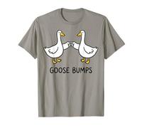 Goose Bumps Funny Silly Goose Meme T-Shirt