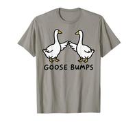 Goose Bumps Funny Silly Goose Meme T-Shirt