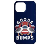 Goose Bumps Jeu de Mots Amusant pour Les Amoureux des Animaux Coque pour iPhone 16 Pro Max