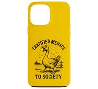 Goose Certified Menace to Society Farm Bird Humour Coque pour iPhone 13 Pro Max