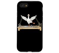 Goose Doing Pilates Pose sur Reformer Pilates Machine Goose Coque pour iPhone SE (2020) / 7/8