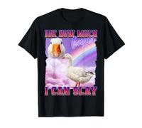 Goose Duck Funny Meme Internet Culture Gen Z Sarcastique T-Shirt