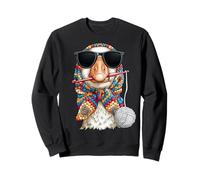 Goose Duck Granny Square Crochet Yarn Lover Lover Sweatshirt
