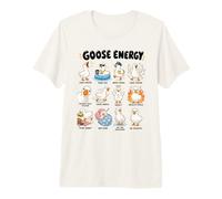 Goose Energy Funny Honk Master Chaos Bird Mood Chart Art T-Shirt Haut de Gamme