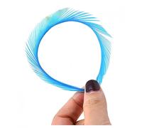 Goose Feathers Fly Tying Materials Tools Goose Wing Biots Marabou Feathers Stonefly Nymph Tails Quills Wings Tail Spheasant Tai Nymph Fly Tying Wrap Lure Fishing (Navy Blue,50pcs)