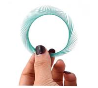 Goose Feathers Fly Tying Materials Tools Goose Wing Biots Marabou Feathers Stonefly Nymph Tails Quills Wings Tail Spheasant Tai Nymph Fly Tying Wrap Lure Fishing (Green,100pcs)