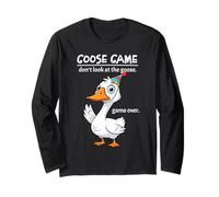 Goose Game Don't Look at The Goose Game Over Funny Manche Longue