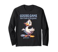 Goose Game Don't Look at The Goose Game Over Funny Manche Longue