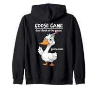 Goose Game Don't Look at The Goose Game Over Funny Sweat à Capuche