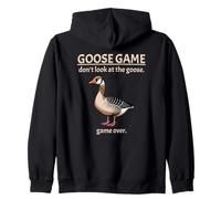 Goose Game Don't Look at The Goose Game Over Funny Sweat à Capuche