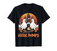 Goose Ghost Halloween Bumps Poing Citrouille Oie T-Shirt