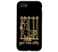 Goose Got Too Silly Jeu de Mots drôle pour Les Amoureux des Animaux Coque pour iPhone SE (2020) / 7/8