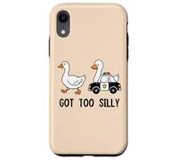 Goose Got Too Silly Police Car Animal Amusant pour Hommes, Femmes Et Enfants Coque pour iPhone XR