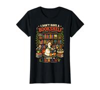 Goose Have A Library Book Lading Art Funny T-Shirt Graphique avec Valeur