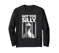 Goose Jailbird Meme Got Too Silly Jeu de Mots drôle Manche Longue