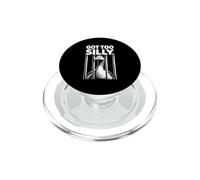 Goose Jailbird Meme Got Too Silly Jeu de Mots drôle PopSockets PopGrip pour MagSafe