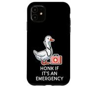 Goose Nurse Honk If Emergency Funny ER Scrub Top Homme Femme Coque pour iPhone 11