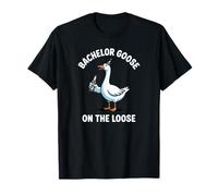 Goose on The Loose Groomsmen Groom Party Wedding Party T-Shirt