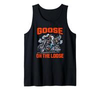 Goose on The Loose Moto Biker Débardeur