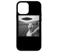 Goose Selfie With Alien UFO Shirt Funny Cat UFO Invasion Coque pour iPhone 12 mini