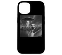 Goose Selfie With Alien UFO Shirt Funny Cat UFO Invasion Coque pour iPhone 13