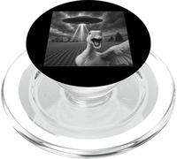 Goose Selfie With Alien UFO Shirt Funny Cat UFO Invasion PopSockets PopGrip pour MagSafe