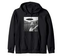Goose Selfie With Alien UFO Shirt Funny Cat UFO Invasion Sweat à Capuche