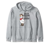 Goose Silly on The Loose Cowboy Animal Funny Animal Men Women Kids Sweat à Capuche