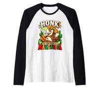 Goose Ta Fiesta Jeu de Mots Humoristique en Forme d'oie espagnole Manche Raglan