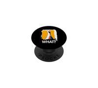 Goose What? Goose Meme Oie drôle Disant Animal Idiot PopSockets PopGrip Adhésif
