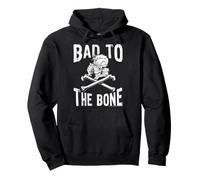 Goosebumps Bad to The Bone Grinning Skeleton & Cross Bones Sweat à Capuche