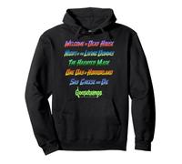 Goosebumps Classic Book Titles Large Color Gradient List Sweat à Capuche