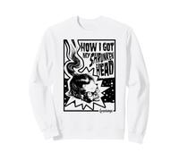 Goosebumps How I Got My Shrunken Head Ponytail Skull Sweatshirt
