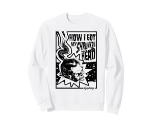 Goosebumps How I Got My Shrunken Head Ponytail Skull Sweatshirt