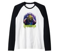 Goosebumps The Haunted Mask Vintage Original Book Cover Manche Raglan