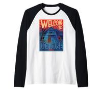 Goosebumps Welcome to Dead House Classic Illustration Poster Manche Raglan