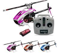 GOOSKY S1 Double hélicoptère RC sans balais à entraînement direct, hélicoptère télécommandé 3D avec système de contrôle de vol GTS et configuration par application, cadre en fibre de carbone