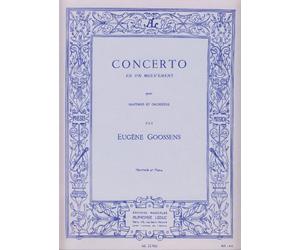 GOOSSENS E. - Concierto en un Movimiento para Oboe y Piano