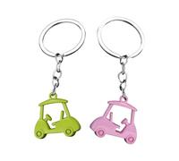 GOOTHDY 2 pièces Porte-clés de Chariot de Golf réaliste Porte-clés décoratif en Alliage de Zinc Accessoires de Golf pour Un Usage Quotidien Accessoires de Sport Porte-clés en Alliage de Zinc