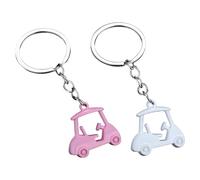 GOOTHDY 2 pièces Porte-clés de Chariot de Golf réaliste Porte-clés décoratif en Alliage de Zinc Accessoires de Golf pour Un Usage Quotidien Accessoires de Sport Porte-clés en Alliage de Zinc