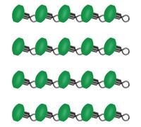 GOOTHDY Croix Ligne émerillons et Perles de pêche émerillons roulants en Forme de T connecteur d ' hameçon terminaux de pêche matériel Qui Brille dans Le Brille dans Le