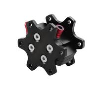 GOOTHDY Dégagement rapide en aluminium traité léger pour roues de jeu, s ' adapte bases de simulateur de course les populaires