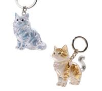 GOOTHDY Porte-clés commémoratif Personnalisable pour Animaux de Compagnie avec préservation des Cheveux, vitrine Portable pour des Souvenirs durables et Un Usage Quotidien