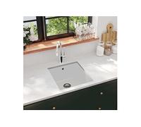 vidaXL Evier de Cuisine Egouttoir Encastré Réversible avec Trou de Montage pour Robinet et Distributeur de Savon Maison 144869