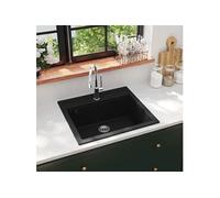 vidaXL Évier de cuisine en granit Bac unique 142954 encastré réversible