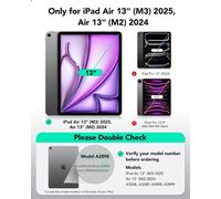 GOOU-Protecteur D'Écran Pour Ipad Air 13 Pouces M3/M2 (2025/2024),Film De Confidentialité Magnétique Amovible Avec Filtre De Confidentialité Anti-Espion À 30 Degrés,Détachable Et Réutilisable,Matt