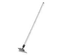 Goowafur Binette de Jardin pour désherbage | Râteau de creusage Manuel,Râteau de Jardin Ergonomique à Longueur Réglable 28-98,5 cm - pour , Fleurs, légumes, nivellement du Sol, Ferme, Jardin arrière,