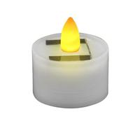 Goowafur Bougies chauffe-plat solaires sans flamme, bougies chauffe-plat à énergie solaire,Capteur d'éclairage LED du crépuscule à l'aube | Fausses bougies chauffe-plat pour usage intérieur, bougie