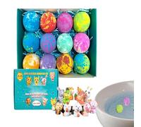 Goowafur Boule-de-bain pour les, 12 pièces de savon artisanal avec jouet à l'intérieur, Boule Moussante des avec, Pour l'heure du coucher, anniversaire, filles, garçon, famille, vacances